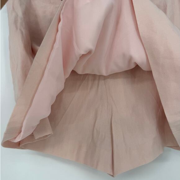 Veronica Beard Mini Skort Alida Pink Haze Shorts Skirt nwt Size 10 - Picture 4 of 8